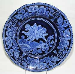 adams & sons, cupid series plat, ca. 1825