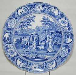 Unknown Maker, Beemaster Pattern Plate, ca. 1820