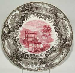 Enoch Wood & Sons, Festoon Border Pattern Plate, ca. 1835
