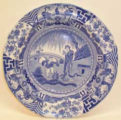 Spode, Lange Lijsen Pattern Plate, ca. 1820