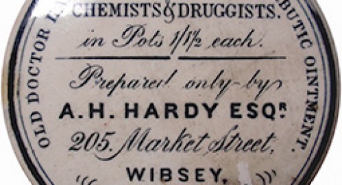 What’s in a Word: Vocabulary Discoveries from Transfer-Printed Advertising Ware