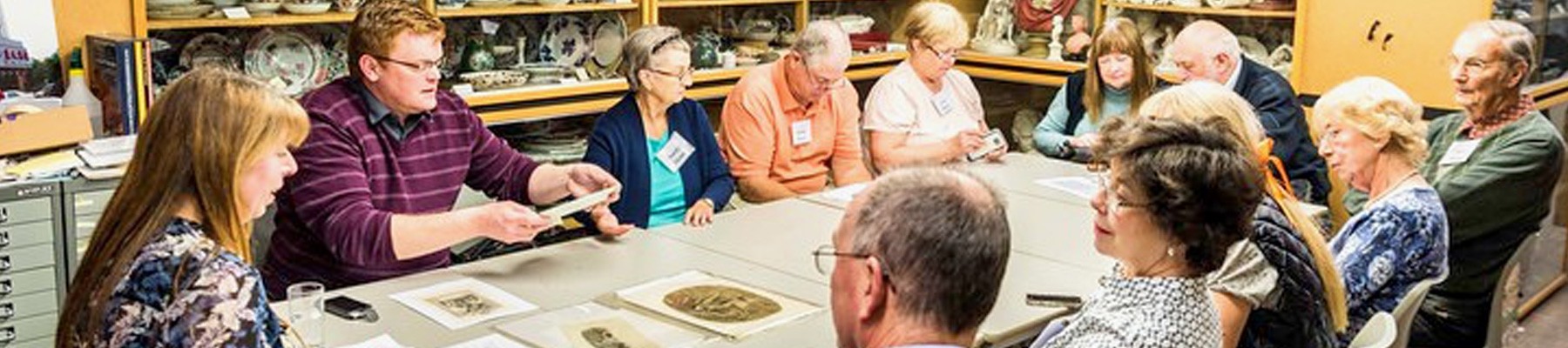 members meeting at a table