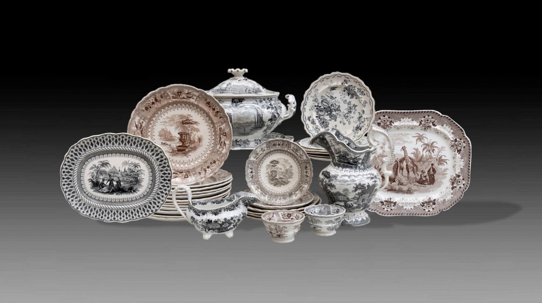 Black and Brown Grouping